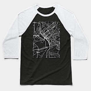 Springfield Massachusetts Map | Map Of Springfield Massachusetts | Springfield Map Baseball T-Shirt